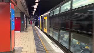 Sydney Trains Tangara T Set T6 + T34 With A Set Style Doors at Central Platform 25