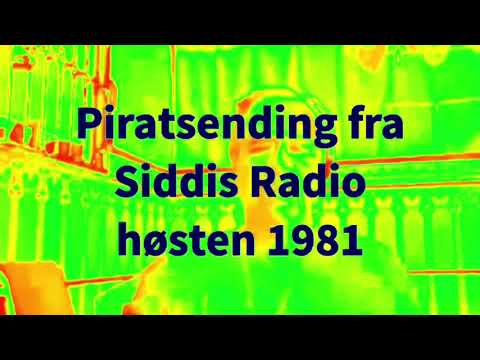Teddy Nelson snakker om NRK-monopolet på Siddis Radio, piratradio i Stavanger 1981