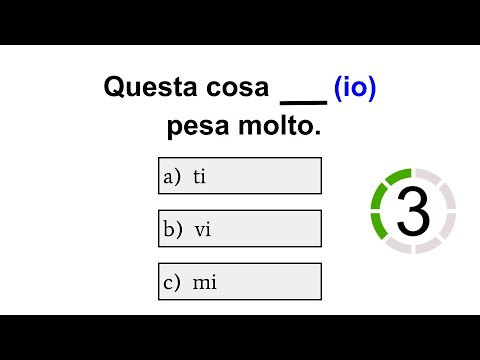 ITALIAN QUIZ 40 - level A2 | Can You answer all 10 questions?