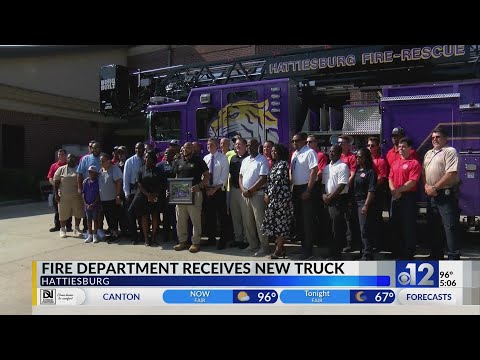 Hattiesburg commissions new fire truck