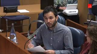 Miguel Ardanuy pregunta sobre el nombramiento de la directora en la escuela infantil La Comba