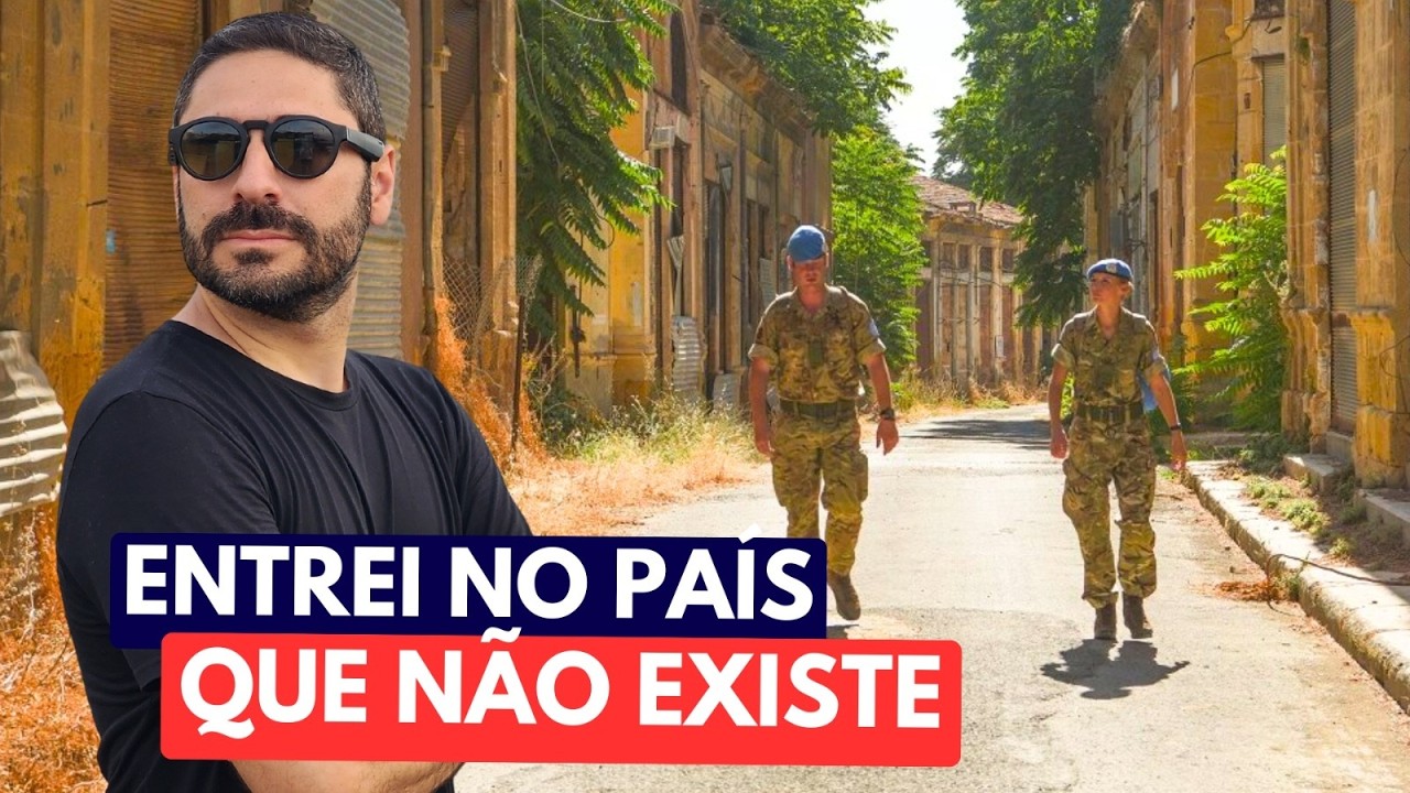 ENTREI EM PAÍS QUE NÃO EXISTE NO MAPA | O Que Fazer em LIMASSOL, LARNACA e NICOSIA no CHIPRE