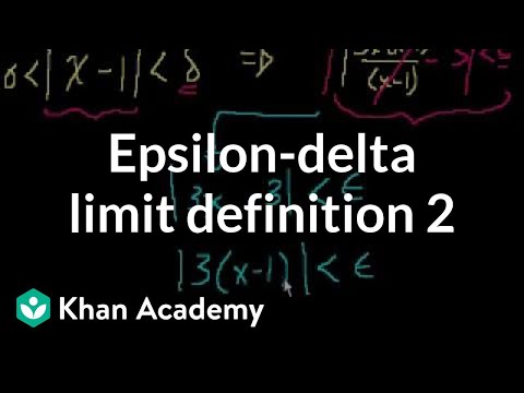 Epsilon Delta Limit Definition Part 2