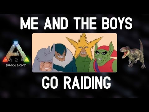 ME and THE BOYS GRIEFING - ARK: Survival Evolved (Small Tribes)