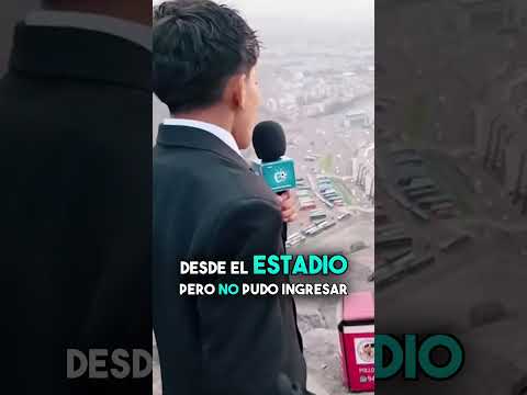 Sube montaña en Perú para narrar un partido de futbol que no pudo pagar ⚽️🤔 #Shorts