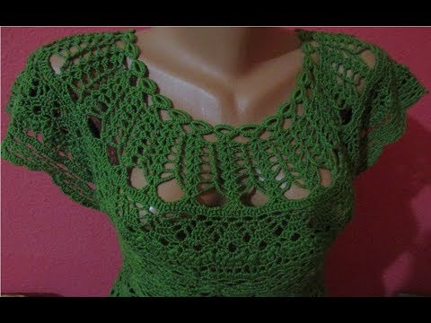 Cum croșetam bluza de vara - model ușor și rapid - PARTEA I