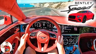 The 2022 Bentley Continental GT Speed is a Quilted Cruise Missile (POV Drive Review) by MilesPerHr