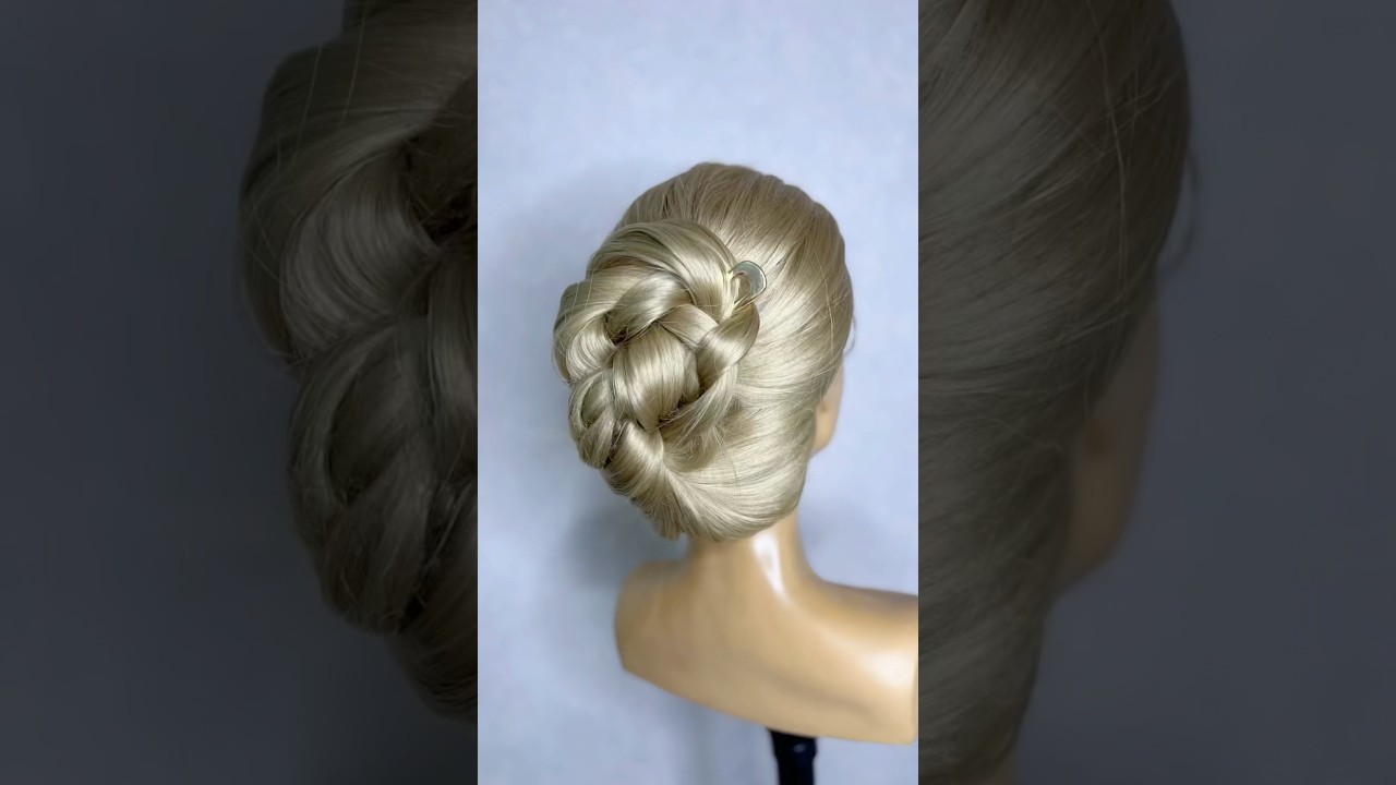 Elegant &Easy Updo Tutorial | perfect for Any Occasion 💕 #hairstyle #tutorial #short #updo