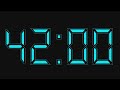 42 Minute Timer With Alarm Sound At The End 42 Minute Countdown