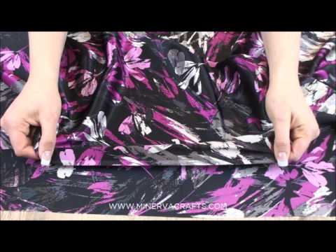 Silk Satin Dress Fabric Floral Print