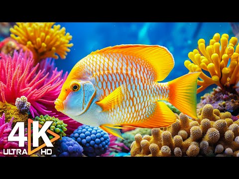 The Best 4K Aquarium 🐠 Underwater Views with Peaceful Music for Relaxation #2