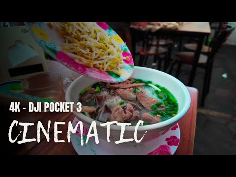 Cinematic video | Dji Pocket 3 4k - noodle soup offal