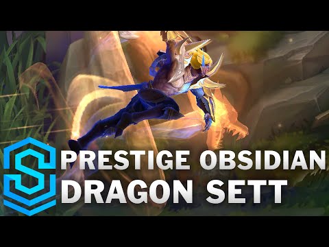 Prestige Obsidian Dragon Sett Skin Spotlight - League of Legends