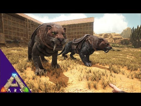 SABERTOOTH TAMING AND BREEDING! Solo Ark:Scorched Earth Episode 9