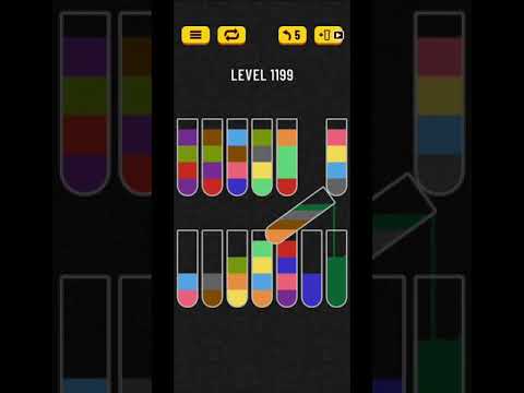 Water sort puzzle level 1199