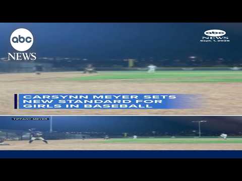 Carsynn Meyer sets new standard for girls in baseball