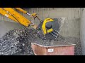 MB C50 JCB 4CX Lava Rocks Inert Recycling Italy