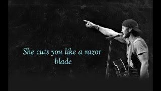 Razor Blade-Luke Bryan lyircs