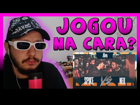(JOGOU NA CARA 😱) NEO X SPIKE - SEMI FINAL - BATALHA DO COLISEU - EDIÇÃO 115 | REACT BAUEB