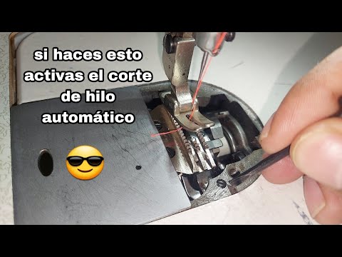 How to get the sewing machine to cut the thread automatically without problems
