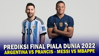 🔴 LIVE SCTV • ARGENTINA VS FRANCE • Grand Final World Cup 2022 • Ilustrasi Video & Prediksi Skor