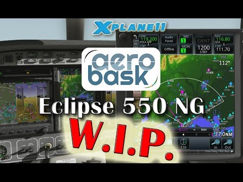 Aerobask Eclipse 550 NG W.I.P. for X-plane 11- Ground Overview