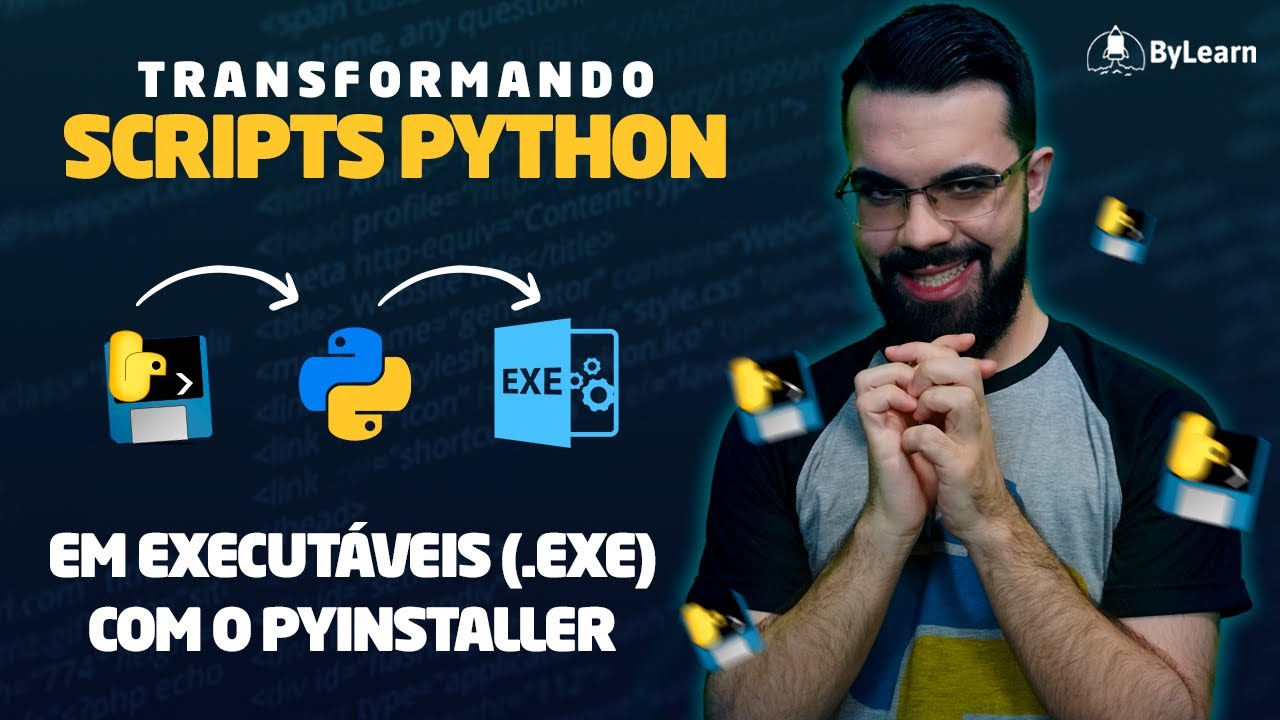 Transformando o SCRIPTS PYTHON em EXECUTÁVEIS (.exe) com o PYINSTALLER