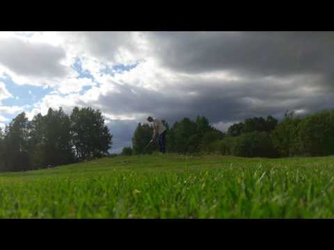 Habe close to hit the camera  (mobil )📷 Pay and play Kvicksund Golf