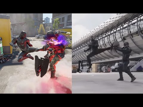 RECREATING BLACK PANTHER MCU MOVES IN MARVEL'S AVENGERS GAME