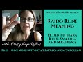 Raido Rune Meaning (Elder Futhark Runes) - Ancient Runes Revealed - Journey Rune Symbol and Meanings