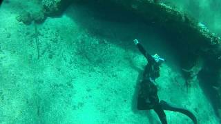 Air pocket underwater breath