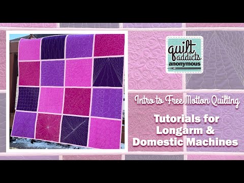 Intro to Free Motion Quilting! New FREE video tutorial series