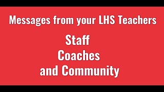 Brandon Jones Community Message video