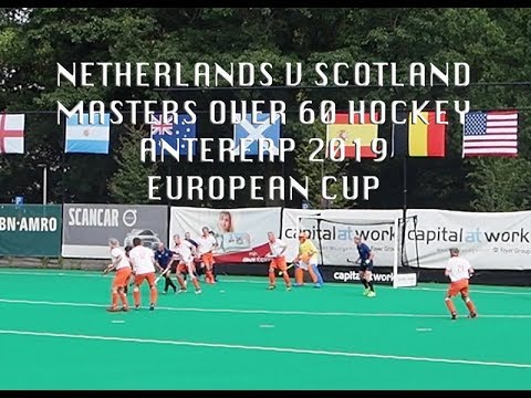 Netherlands 2 v Scotland 1. Over 60 Masters European Cup 2019