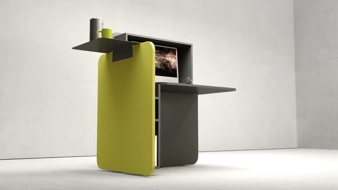 Video zum Schreibtisch FLATup