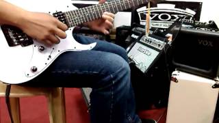 Video thumbnail for Trying out an Ibanez RG1450 and Vox Mini 3 amp. by Albert Chris Montinola