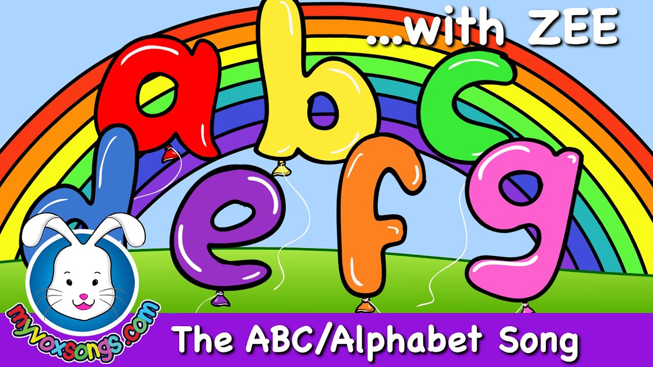 The Alphabet Song with lyrics | Nursery Rhymes
