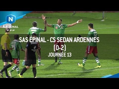J13 : SAS Épinal - CS Sedan Ardennes (0-2), le résumé