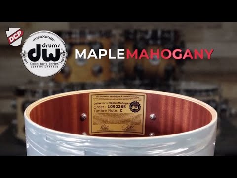 DW Collectors Maple/Mahogany Drum Set