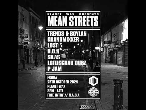 MEAN STREETS RECORDS @ Planet Wax (25/10/2024)