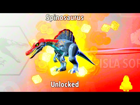 LEGO Jurassic World How to Unlock Spinosaurus, Amber Brick Location