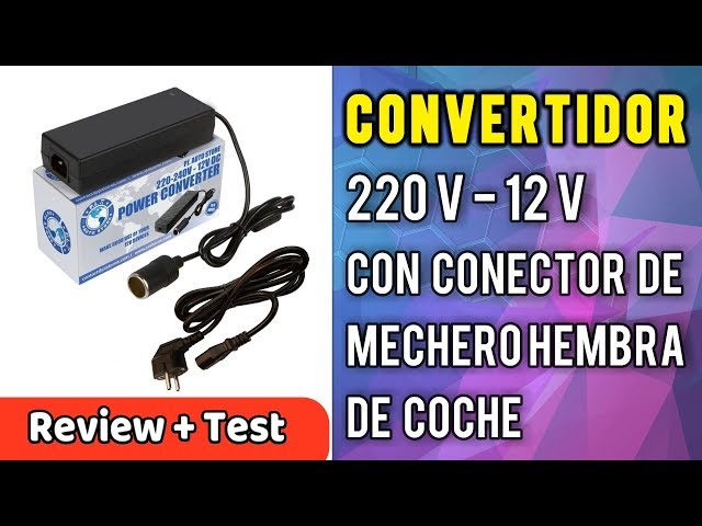 Vídeo relacionado con KALEA-INFORMATIQUE Mechero DC Adaptador Convertidor para Portátil/Cargador