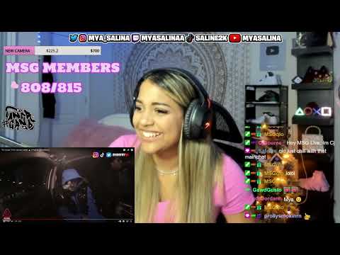 Mya Salina REACTS to “TG Crippy” Pt II | Hazard Lights ⚠️ | Prod By @ElvisBeatz