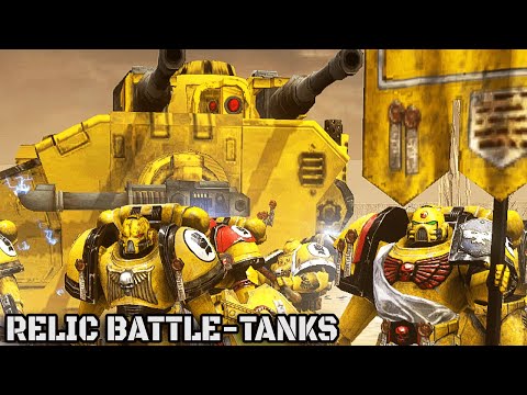 Imperial Fists + 3 Sicaran Tanks vs 5000+ Tyranids! - Astartes Mod, WH40K: Dawn of War 2 Retribution