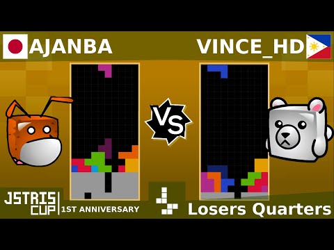 Jstris Cup Anniversary - Ajanba Vs. VinceHD - Losers Quarters