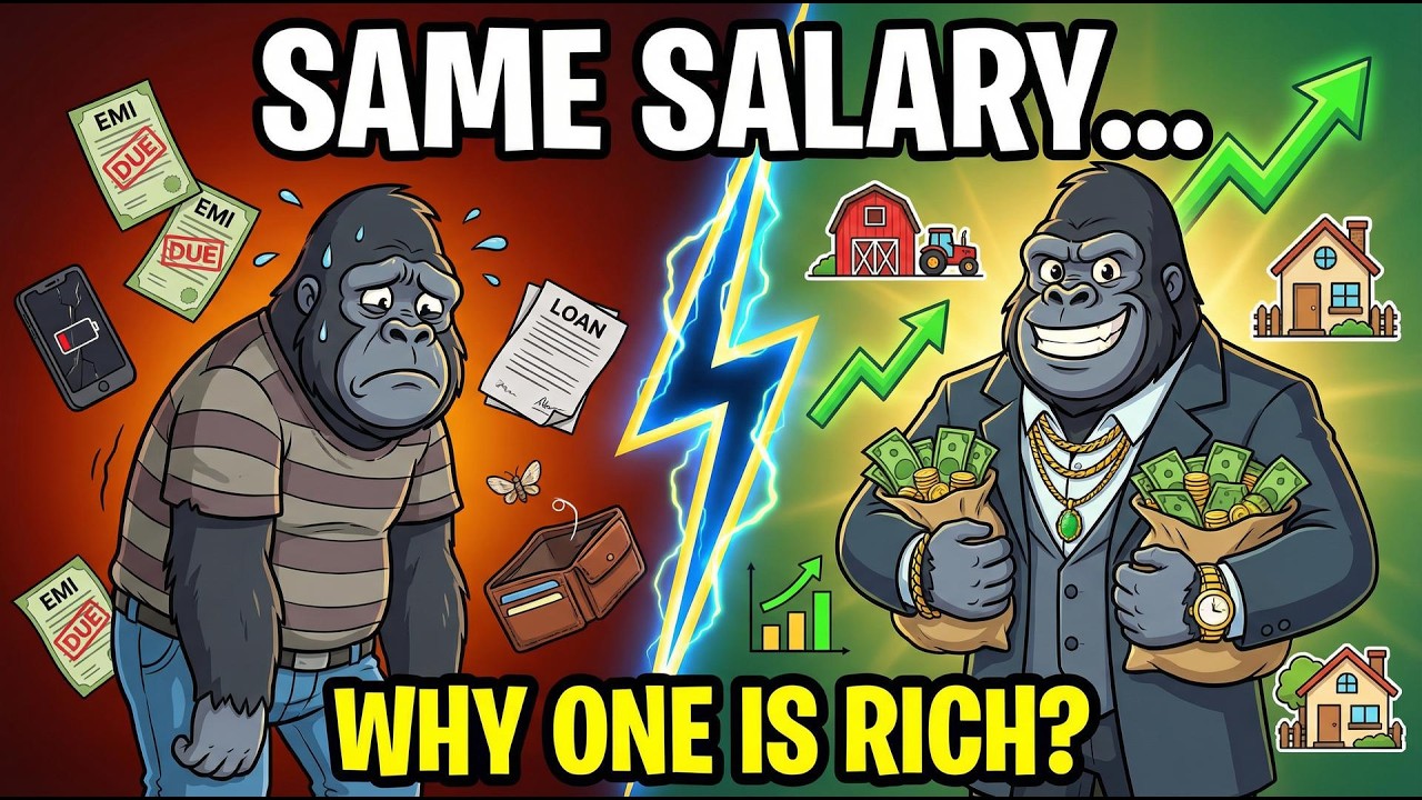 Same Salary But ONE Is RICH — Here's Why | By ProfesserGorilla