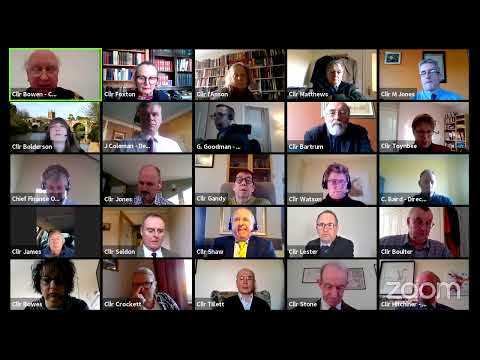 Extraordinary meeting, Council - Friday 22 January 2021 10.00 am