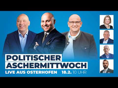 Politischer ASCHERMITTWOCH 2026 - Live aus Osterhofen in Niederbayern