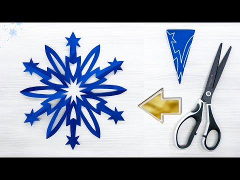 Easy Paper Snowflake From A4 Paper | Beginner-Friendly DIY Tutorial