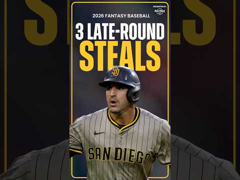 3 Late Round STEALS To Draft in Fantasy Baseball! #shorts